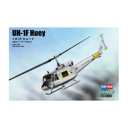 HobbyBoss 1/72 UH-1F Huey Plastic Model Kit [87230]