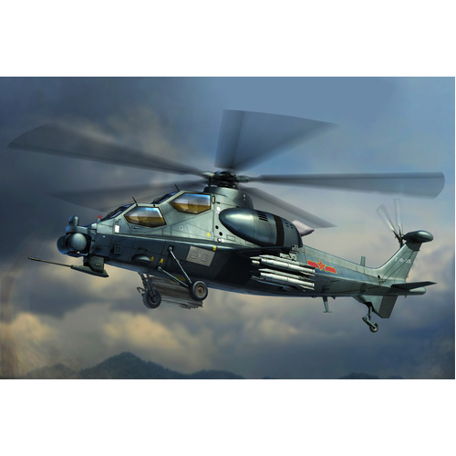 HobbyBoss 1/72 Chinese Z-10 Attack Helicopter Plastic Model Kit [87253]