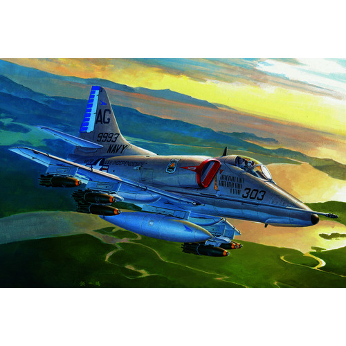 HobbyBoss 1/72 A-4E Sky Hawk Plastic Model Kit [87254]