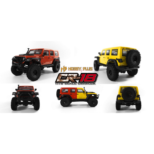 Hobby Plus 1/18 Kratos RTR Scale Crawler (Yellow)