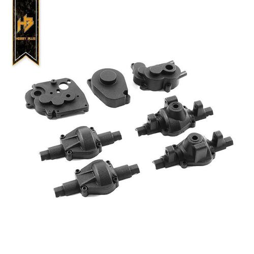 Hobby Plus Transmission Gear Box & Axle Set