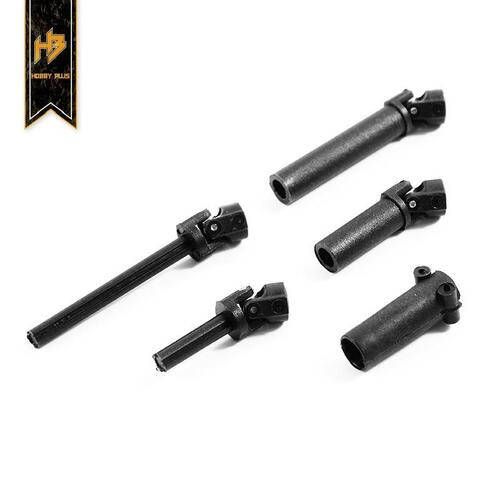 Hobby Plus CR-18 Main Drive Shaft Set & Rear Axle Hub