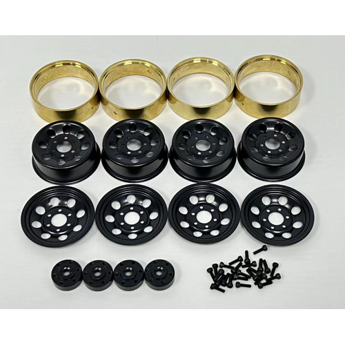 Hobby Plus 1.2 Steelie Bead Lock Wheel (Black)