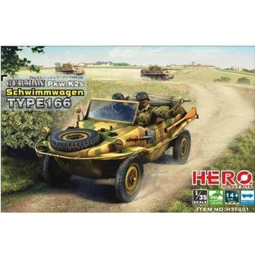 Hero Hobby H35001 1/35 Schwimmagen TYPE166 (Basic Type) Plastic Model Kit