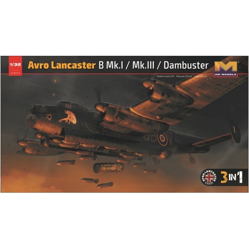 Hong Kong Models 1/32 Avro Lancaster B Mk.I Limited Edition Plastic Model Kit