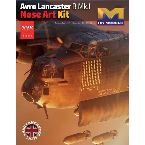 Hong Kong Models 1/32 Lancaster B Mk.I Nose Art Kit Plastic Model Kit