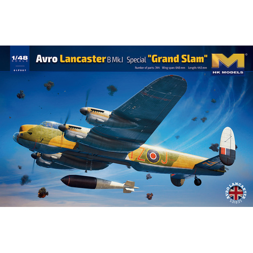 Hong Kong Models 1/48 Avro Lancaster "Grand Slam" Plastic Model Kit