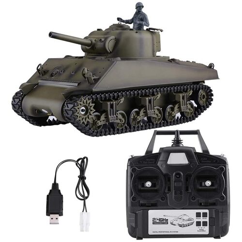 Heng Long 1/16 USA M4A3 Sherman RC Main Battle Tank