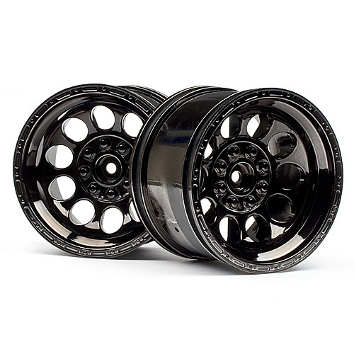 HPI Bullet St Wheels Black Chrome (Pr) [101252]