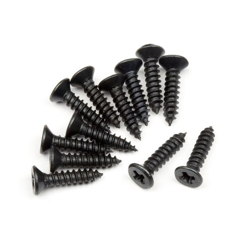 HPI TP. Flat Head Screw M2.6X12mm (12Pcs) [101273]