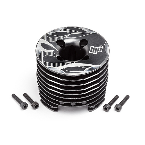 HPI Aluminium Heatsink Head Gunmetal (F3.5 Pro) [101589]