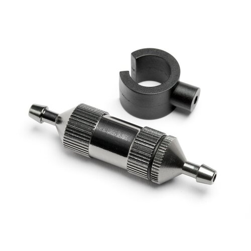 HPI Stone Fuel Filter (L)/Gunmetal [101760]