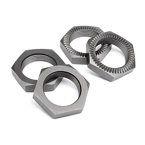 HPI Wheel Nut 24mm (Gunmetal/4Pcs) [102216]