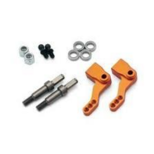 HPI 103023 ALUMINIUM STEERING KNUCKLE SET (FOAM TIRE/ORANGE)