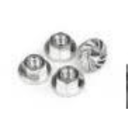 HPI Serrated Flange Nut M4X10.8mm (4Pcs) [103908]