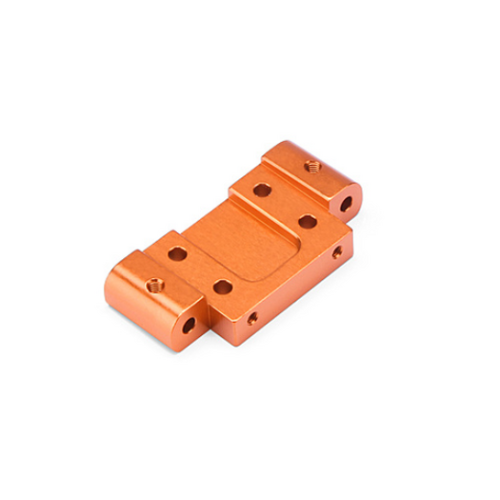 HPI Aluminum Front Suspension Arm Mount (3 Deg/Orange) [104867]