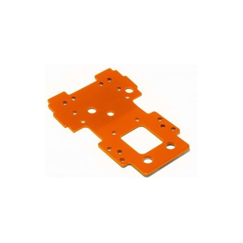 HPI Bulkhead Lower Plate 2.5mm (Orange) [105892]