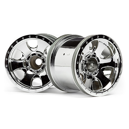 HPI Warlock Wheel Chrome (2.2In/2Pcs) [106722]