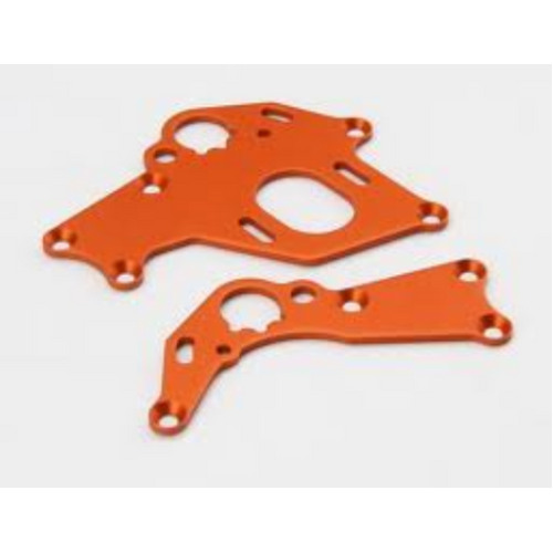 HPI Motor Mount Set (Left/Right/Orange) [106838]