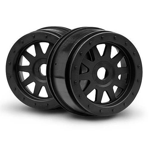 HPI TR-10 Glue-Lock Wheel Black (120X60mm/2Pcs) [106896]