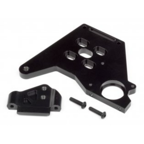 HPI Motor Mount Set (Black) [108723]