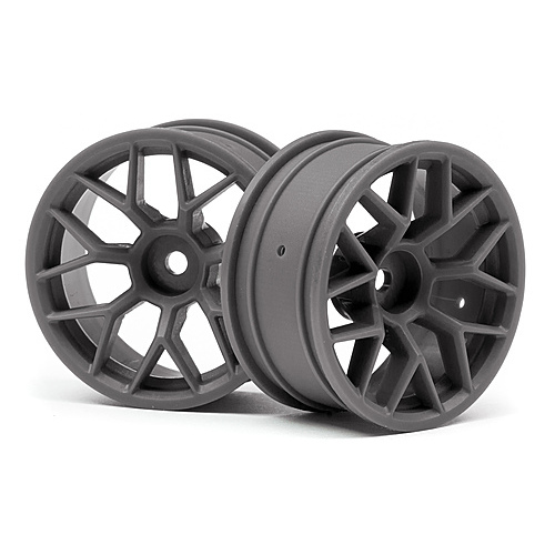 HPI Rtr Wheel 26mm Gunmetal (6mm Offset/2Pcs) [112812]