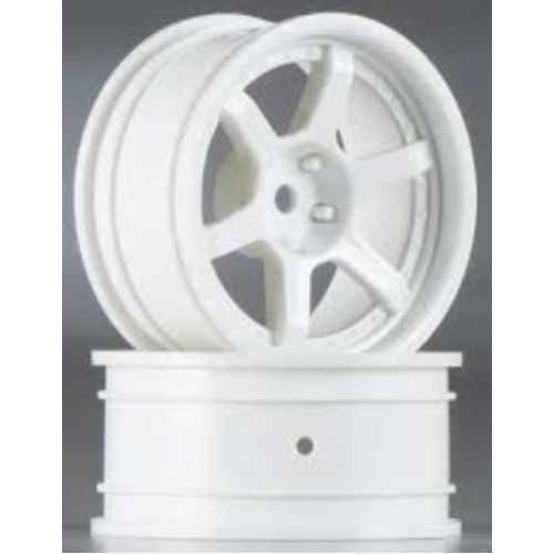 HPI HRE C106 Wheel 26mm White (6mm Offset/2Pcs) [112813]