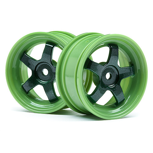 HPI Work Meister S1 Wheel Green 26mm (0mm Os/2Pcs) [113095]