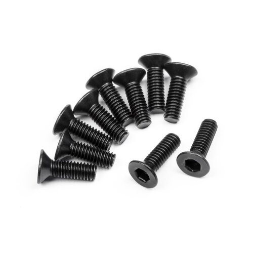 HPI Flat Head Screw M2.5X8mm (Hex Socket/10Pcs) [113719]