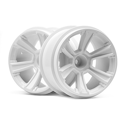 HPI 6-Shot MT Wheel (White/2pcs) [115325]