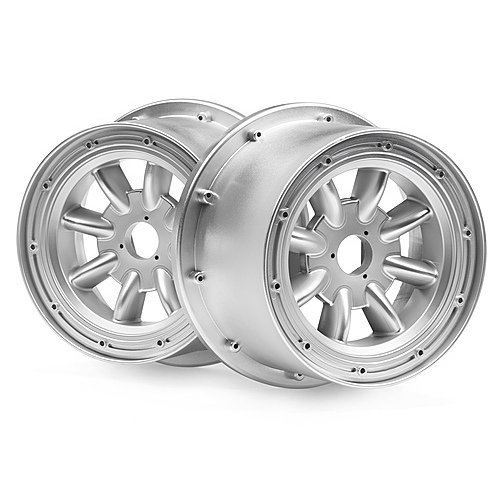 HPI ML-8 Wheel Silver (120X75mm/2pcs) [115766]