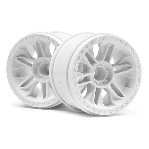 HPI 6-Shot ST Wheel (White/2Pcs) [116738]