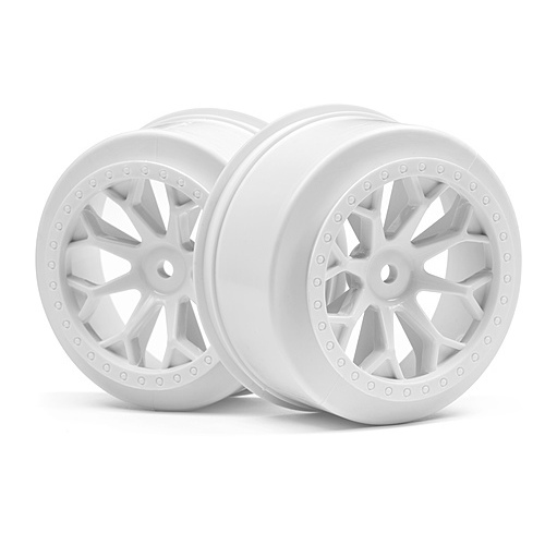 HPI 8-Shot SC Wheel (White/2Pcs) [116741]