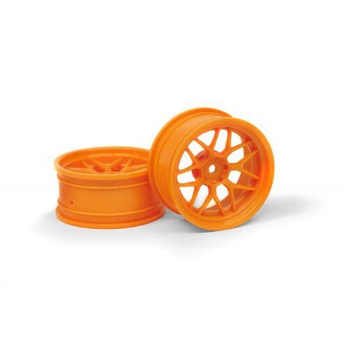 HPI TECH 7 WHEEL ORANGE (6MM/2PCS) [120250]