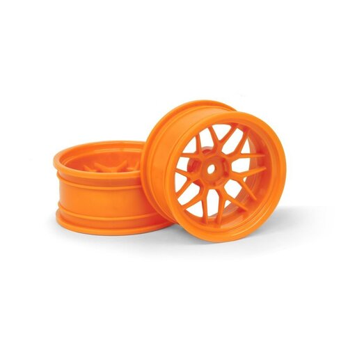 HPI TECH 7 WHEEL ORANGE (9MM/2PCS) [120251]