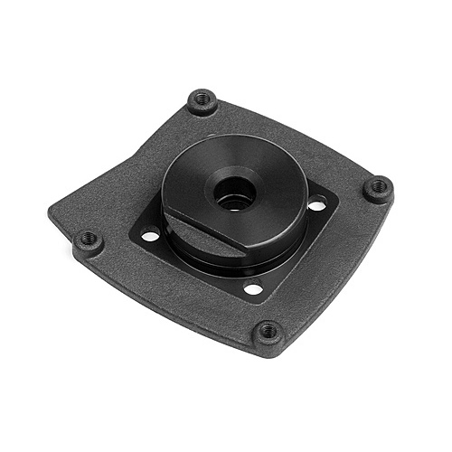 HPI Cover Plate (Black/T3.0) [15153]