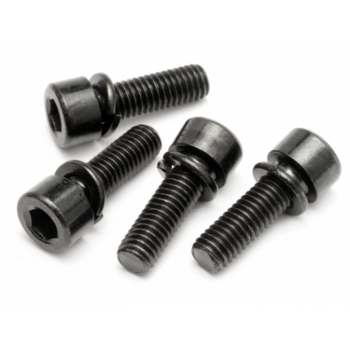 HPI Cap Head Screw M5X16mm With Spring Washer (4Pcs) [15447]