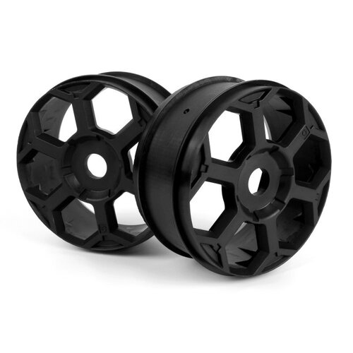 HPI Hexcode Wheel Black (2pcs) [160279]