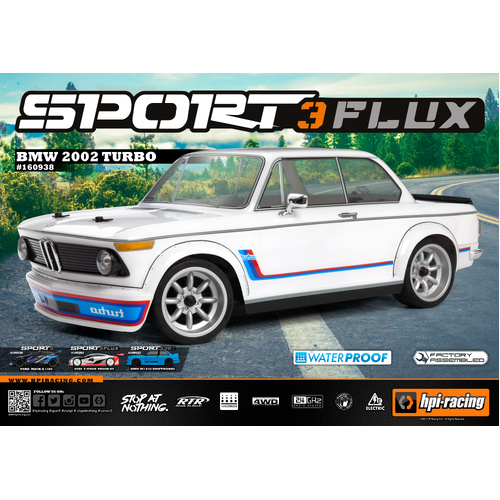 HPI Sport 3 BMW 2002 Turbo - Flux