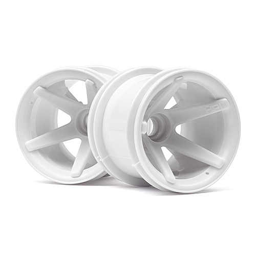 HPI Super Star MT Wheels Front (White/2.2In/2Pcs) [2100]