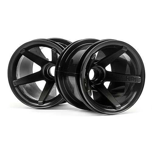 HPI Super Star MT Wheels Front (Black/2.2In/2Pcs) [2105]