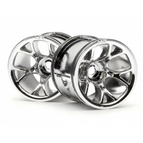 HPI MT Mesh Wheel (Chrome) [2197]