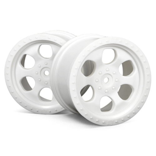HPI 6 Spoke Wheel White (83X56mm/2Pcs) [3115]