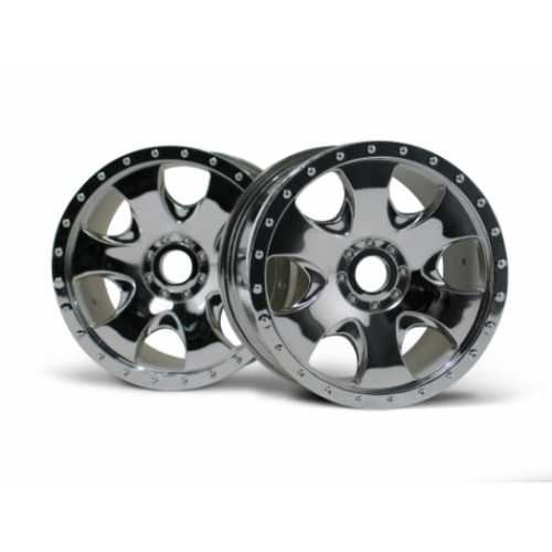 HPI Warlock Wheel Chrome (83X56mm/2Pcs) [3192]