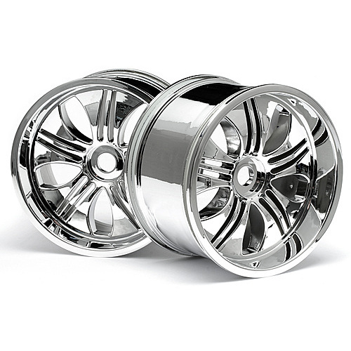 HPI Tremor Wheel Chrome (115X70mm 7Inch/2Pcs) [3252]