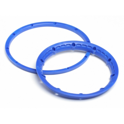 HPI 3276 Heavy Duty Wheel Bead Lock Rings (Blue/For 2 Wheels)