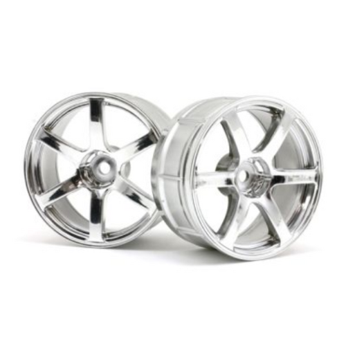 HPI LP29 Wheel Yokohama AVS Model T6 Chrome (2Pcs) [33465]