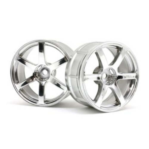 HPI LP32 Wheel Yokohama AVS Model T6 Chrome (2Pcs) [33466]