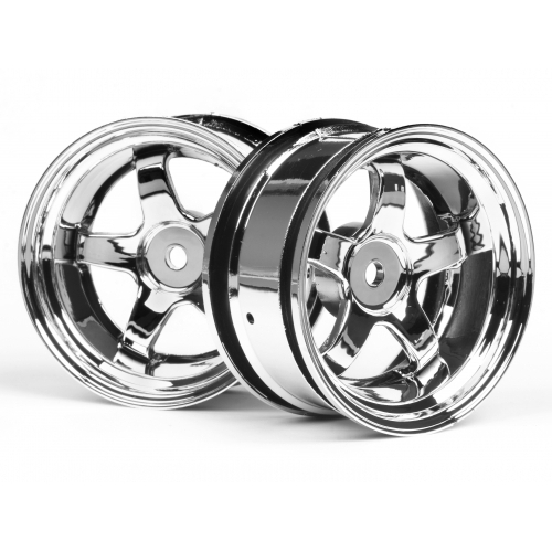 HPI Work Meister S1 Wheel 26mm Chrome (6mm Offset) [3592]