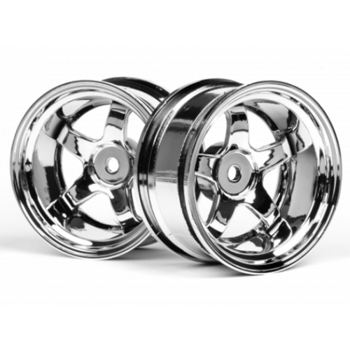 HPI Work Meister S1 Wheel 26mm Chrome (9mm Offset) [3593]